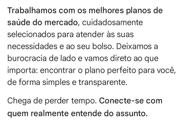 Corretora de planos de saúde